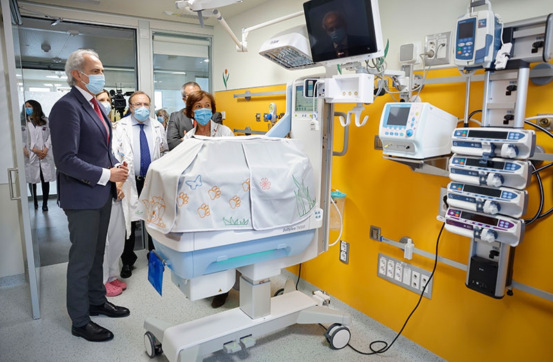 SANIDAD | La Comunidad de Madrid inaugura la nueva Unidad de Cuidados Intensivos Neonatales del Hospital público La Paz