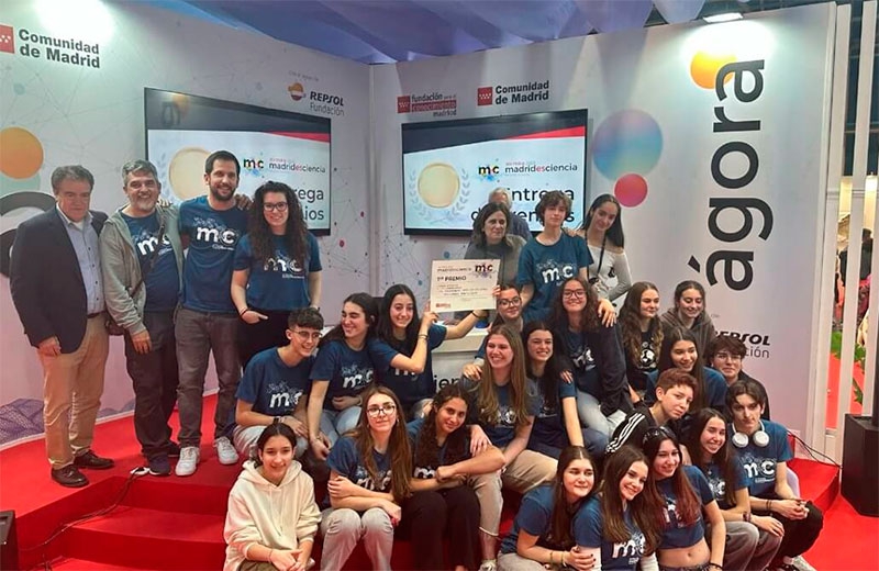 Moralzarzal | El IES Carmen Martín Gaite de Moralzarzal gana el primer premio en la Feria Madrid es Ciencia