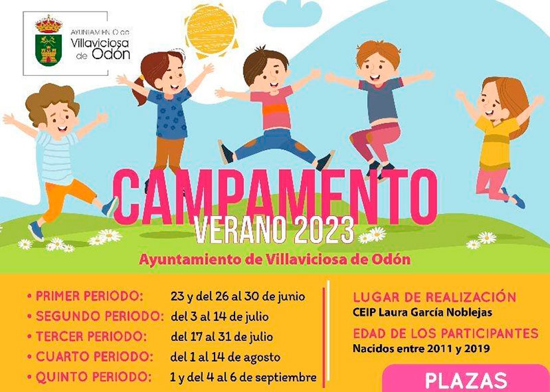 Villaviciosa de Odón | Abierto el plazo de inscripción para el Campamento de verano