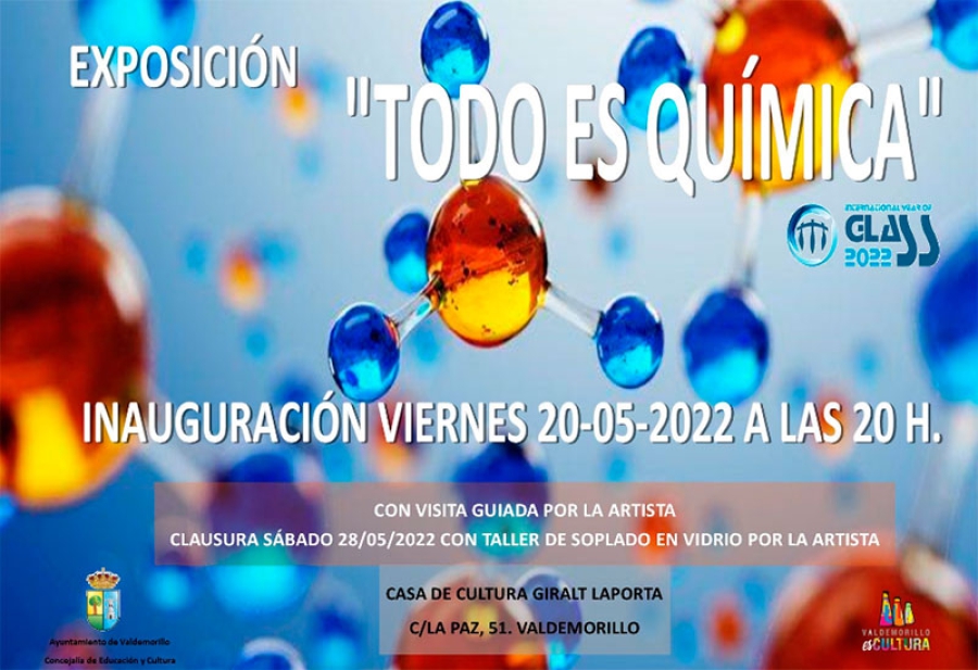 Valdemorillo |  Ana Llavador exhibe ‘Todo es química’ en el arte en vidrio