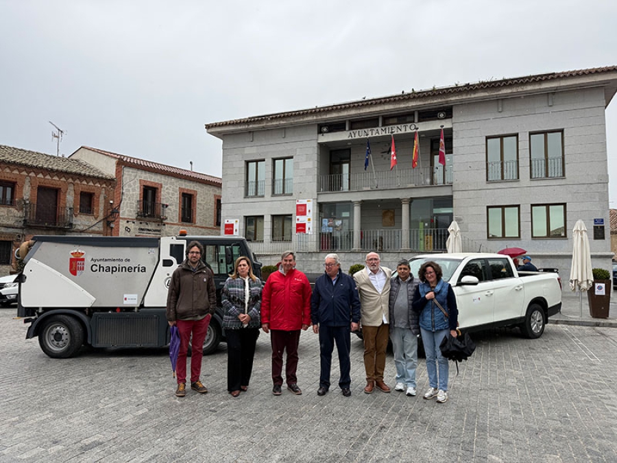 Chapinería | La Comunidad de Madrid invierte cerca de 200.000 euros en dos nuevos vehículos municipales para Chapinería