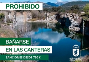 Alpedrete | Prohibido el baño en las canteras