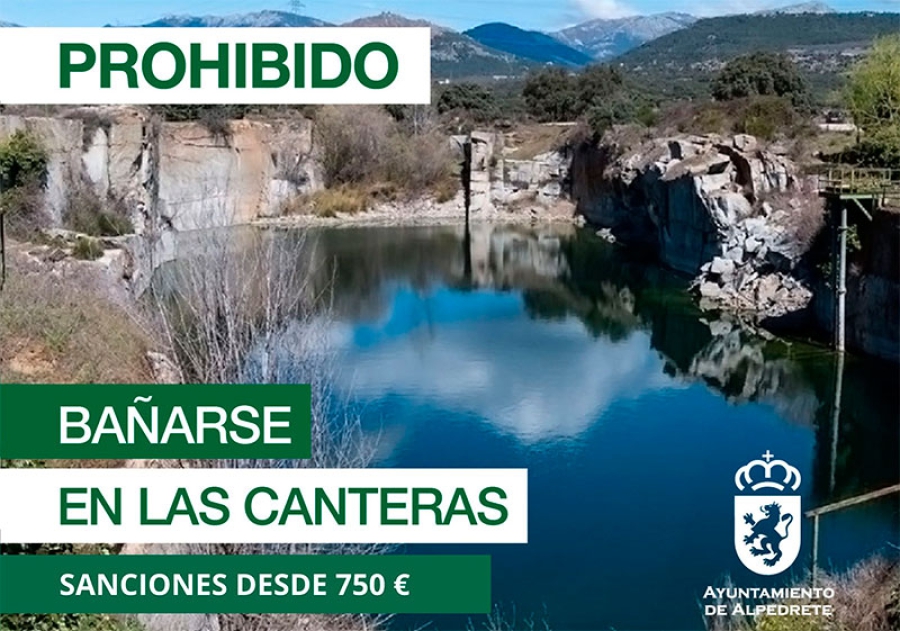 Alpedrete | Prohibido el baño en las canteras