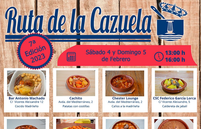 Humanes de Madrid | La Ruta de la Cazuela celebra su VII edición el próximo fin de semana con la participación de 14 establecimientos