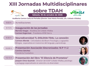 Collado Villalba | El Centro Cultural Peñalba acoge el sábado 18 de octubre las XIII Jornadas Multidisciplinares sobre TDAH