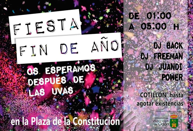 Villaviciosa de Odón | El Ayuntameinto organiza una Fiesta para dar la bienvenida al Nuevo Año