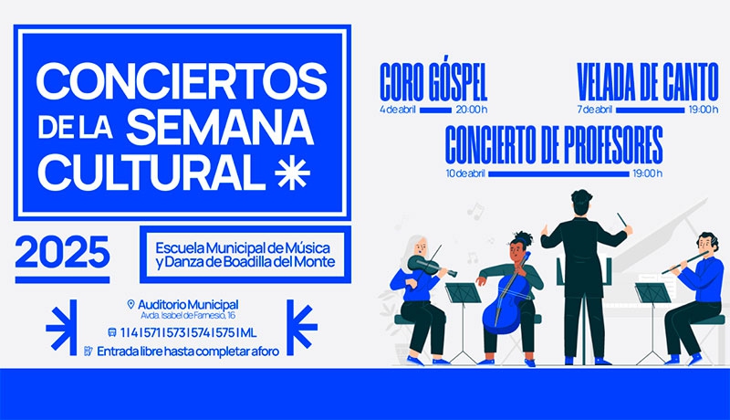 Boadilla del Monte | La Escuela Municipal de Música y Danza ofrece tres conciertos en la Semana Cultural, que comienza mañana