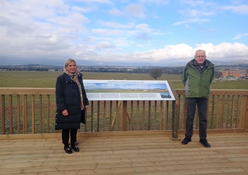 Collado Villalba | El Ayuntamiento instala un nuevo mirador panorámico en la Dehesa Boyal