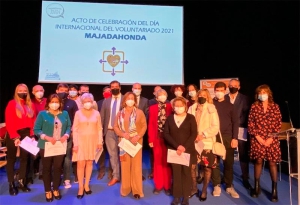 Majadahonda | El Ayuntamiento reconoce la labor de los 800 voluntarios de Majadahonda