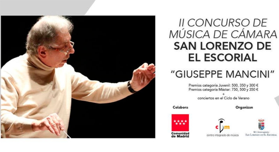 San Lorenzo de El Escorial | Convocada la segunda edición del Concurso de Música de Cámara “Giuseppe Mancini”
