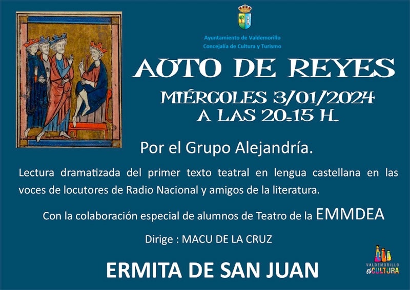 Valdemorillo | El Auto de los Reyes Magos en las voces del Grupo Alejandría la tarde del 3 de enero en la Ermita de San Juan