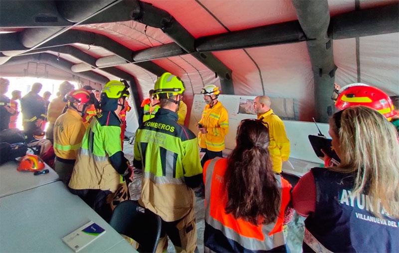 Villanueva del Pardillo | El Ayuntamiento realiza un simulacro y un curso de operaciones y defensa contra incendios forestales