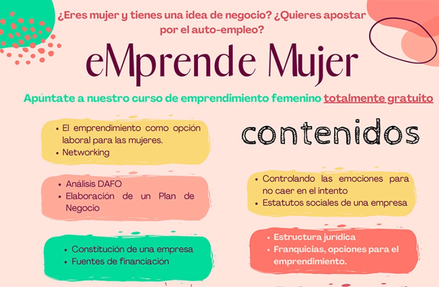 Guadarrama | La Mancomunidad &quot;La Maliciosa&quot; pone en marcha una nueva edición del curso de emprendimiento para mujeres