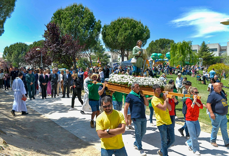 Villanueva de la Cañada | El parque de La Baltasara, lleno de villanovenses en San Isidro