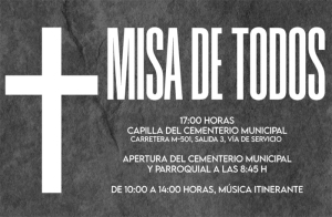 Boadilla del Monte | La Misa de Todos los Santos se celebrará en el cementerio municipal el 1 de noviembre a las 17:00 horas