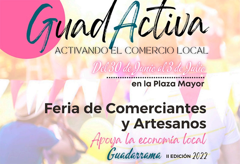 Guadarrama | Hoy jueves comienza la Feria del comercio local "GuadActiva"