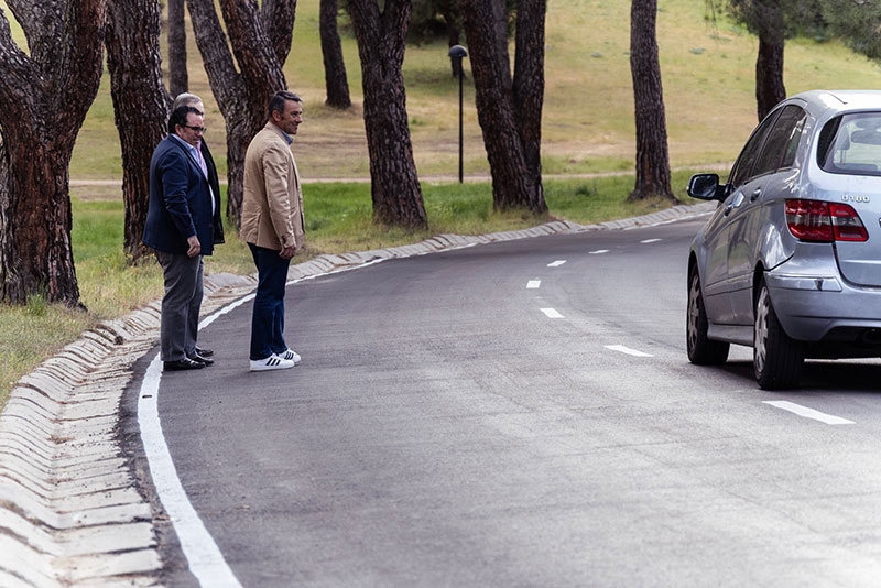 Boadilla del Monte | Finalizan las obras de acerado en la calle Castro Urdiales y las de mejora de la calzada en la calle Valle del Tiétar, en Las Lomas