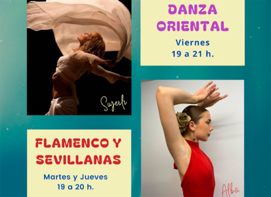 Collado Villalba | Plazas libres en las clases de ‘Danza oriental’ y ‘Flamenco y sevillanas’ en la EMMD