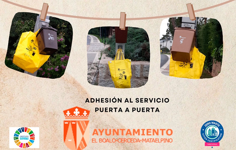 El Boalo, Cerceda, Mataelpino |  Adhesión al servicio «Puerta a Puerta» para nuevos usuarios