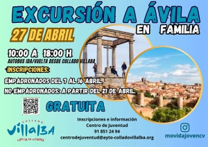 Collado Villalba | &quot;Excursión en familia”, visita a Ávila