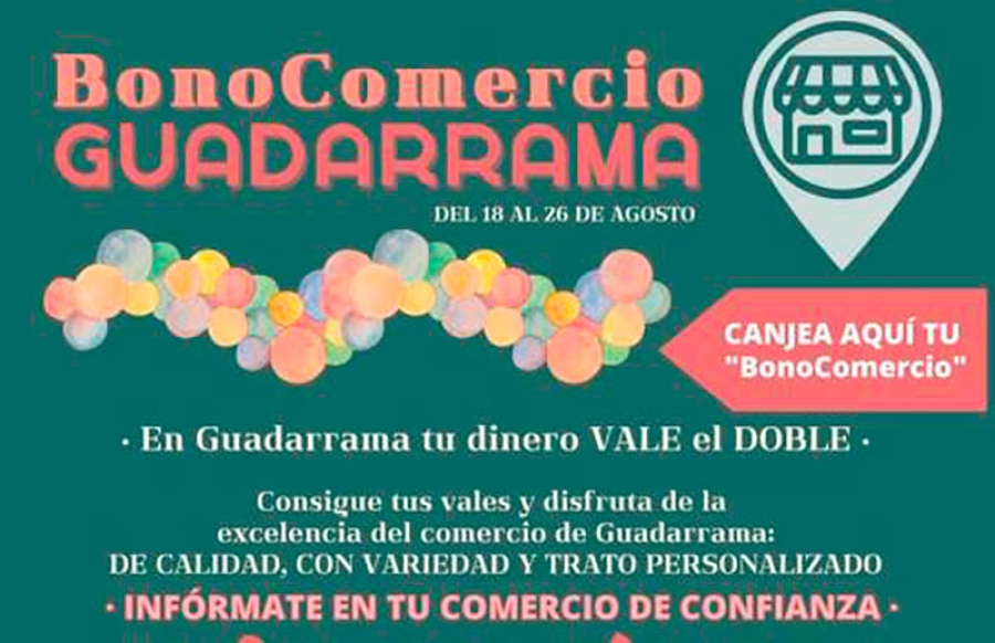 Guadarrama | La ACEG pone en marcha “BonoComercio” una nueva campaña de apoyo al comercio local