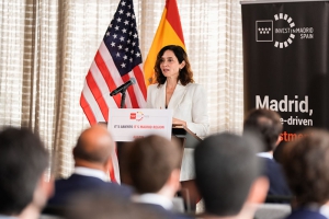 La presidenta madrileña fortalece lazos con EE.UU. y busca nuevas inversiones para Madrid tras mantener reuniones de máximo nivel mundial con empresas y cargos públicos en Austin (Texas)