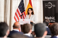 La presidenta madrileña fortalece lazos con EE.UU. y busca nuevas inversiones para Madrid tras mantener reuniones de máximo nivel mundial con empresas y cargos públicos en Austin (Texas)