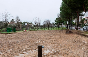 Boadilla del Monte | El Ayuntamiento realiza obras de mejora en la pista deportiva del parque Antonio Herrero