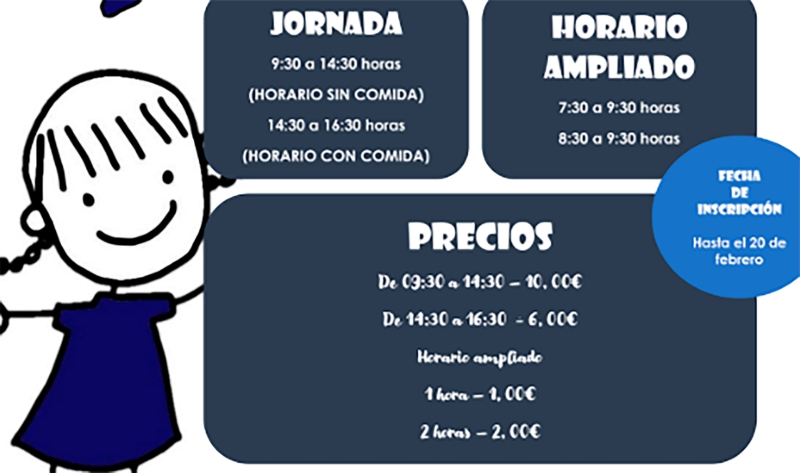 Collado Villalba | Abiertas las inscripciones en el Programa 'Los días sin Cole' para el 28 de febrero y 3 de marzo