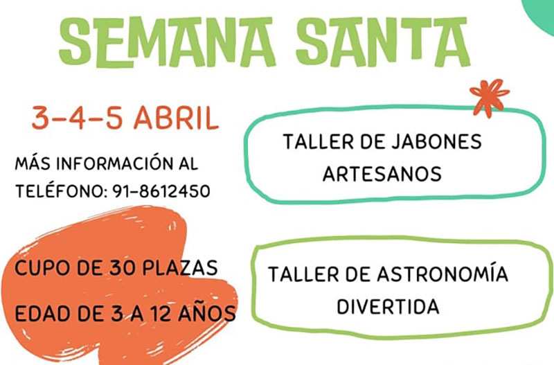 San Martín de Valdeiglesias | Talleres gratuitos de Semana Santa en San Martín de Valdeiglesias