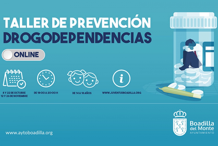 Boadilla del Monte | Abierta la inscripción para el taller de prevención de drogodependencias