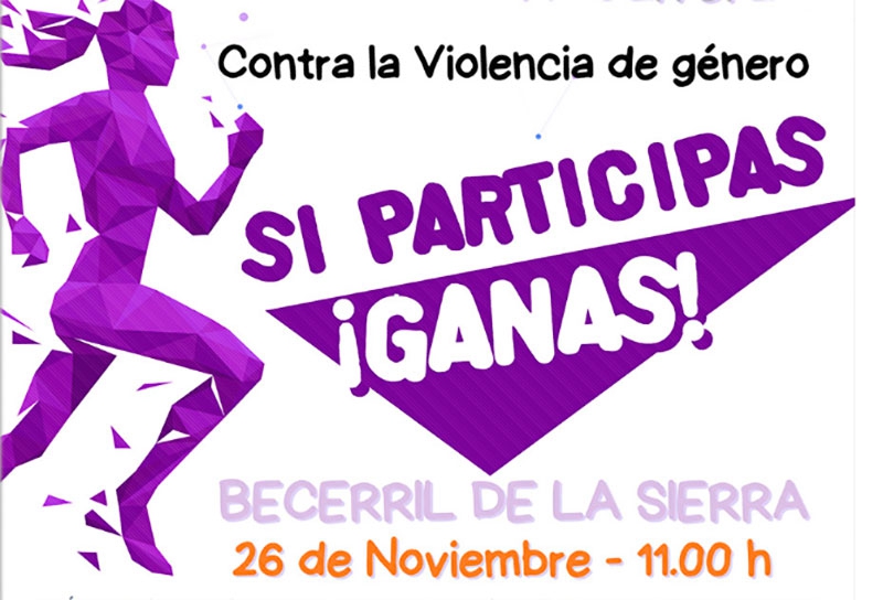 Becerril de la Sierra | El municipio celebra la IV Carrera conta la Violencia de Género