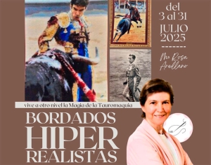 Los Molinos | Los Molinos acoge la exposición “Bordados Hiperrealistas” de María Rosa Arellano