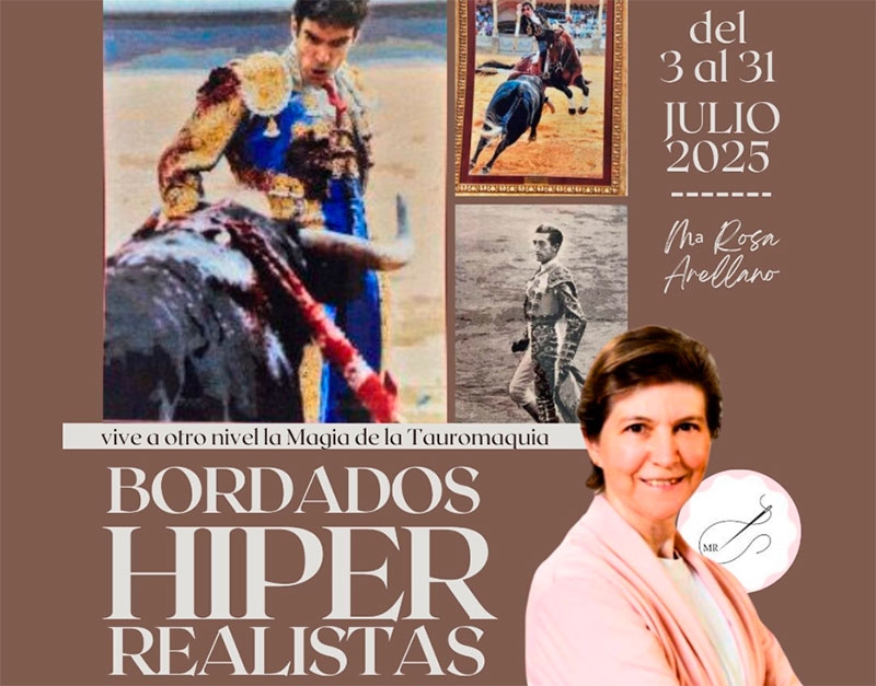 Los Molinos | Los Molinos acoge la exposición “Bordados Hiperrealistas” de María Rosa Arellano