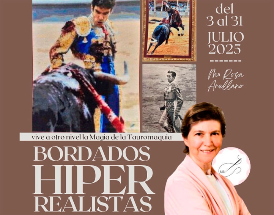 Los Molinos | Los Molinos acoge la exposición “Bordados Hiperrealistas” de María Rosa Arellano
