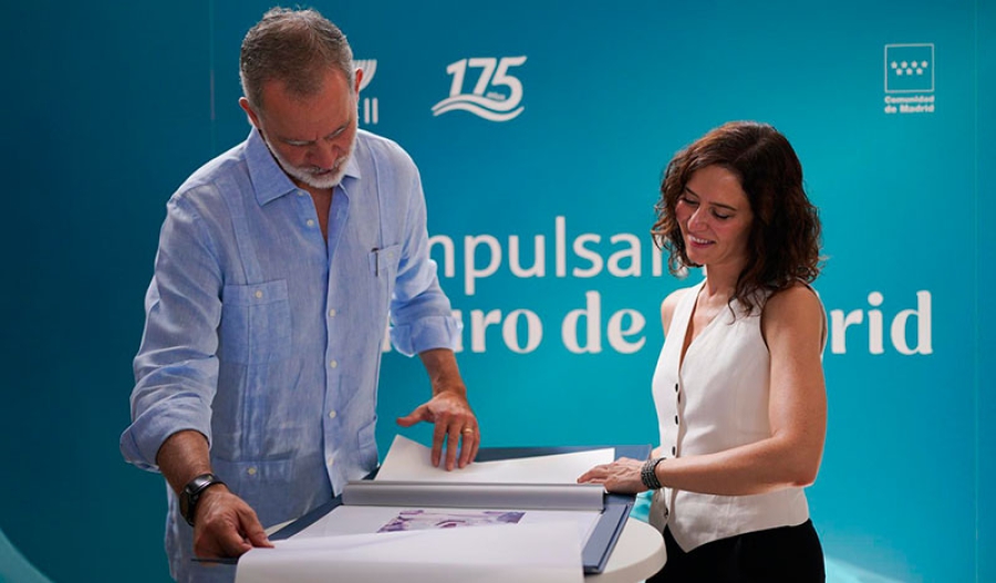 Díaz Ayuso inaugura con el Rey Felipe VI el Centro de Innovación de Agua y Energía de la Comunidad de Madrid