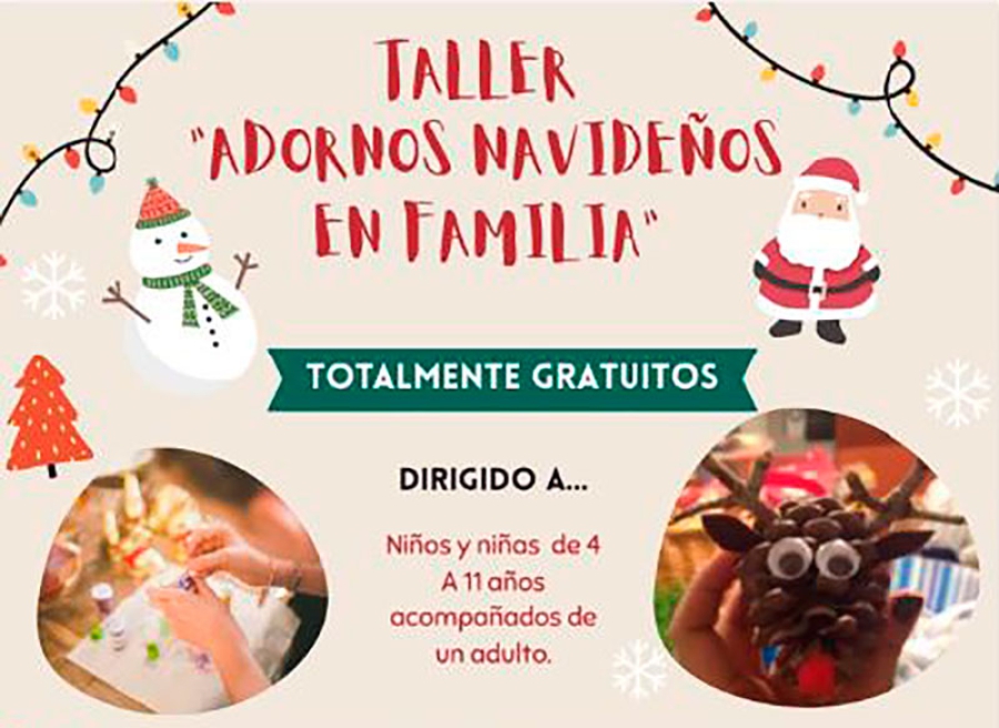 Becerril de la Sierra | Taller de adornos navideños en familia