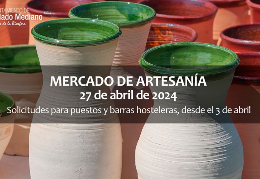 Collado Mediano | Abierto el plazo de solicitud de participación en el II Mercado de Artesanía de Collado Mediano para artesanos y hosteleros