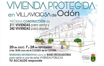 Villaviciosa de Odón | El alcalde informará a los vecinos sobre la futura construcción de viviendas públicas