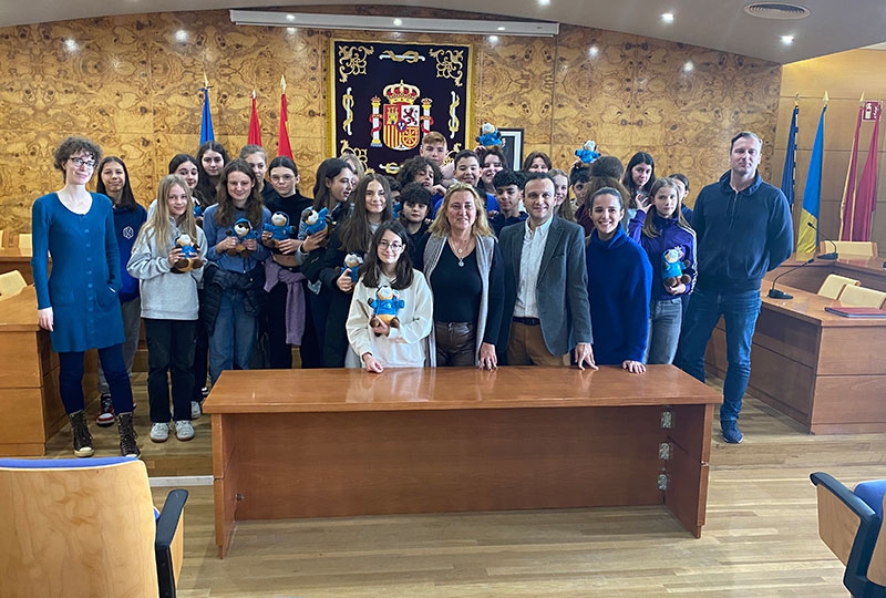 Torrelodones | La alcaldesa recibe a un grupo de alumnos de Frankfurt