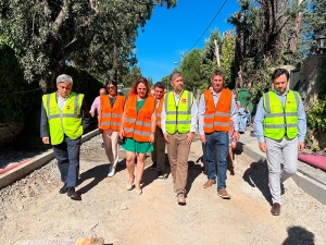 Colmenarejo | Avanzan las obras de reforma de la calle Las Lindes entre los municipios de Colmenarejo y Galapagar con una inversión de 1,4 millones de euros por la Comunidad de Madrid