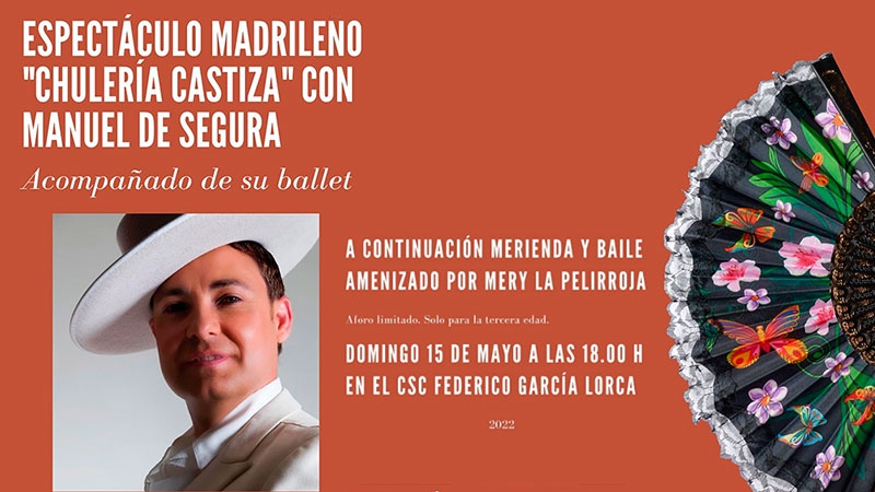 Humanes de Madrid | La Concejalía de Mayores organiza un espectáculo castizo en el CSC Federico García Lorca