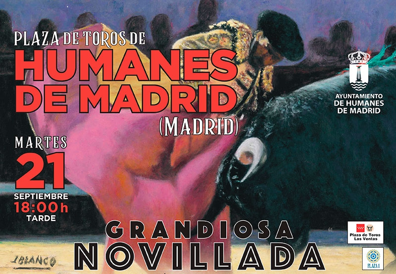 Humanes de Madrid | Novillada sin picadores del certamen &quot;Camino hacia las Ventas&quot; en la plaza de toros