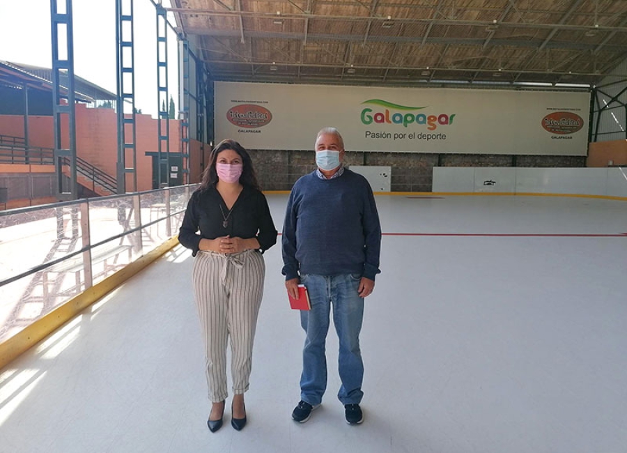 Galapagar | Visita del presidente de la Federación Madrileña de Patinaje para afianzar una colaboración