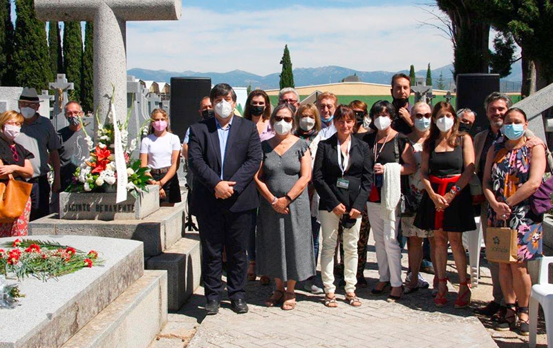 Galapagar | Homenaje al Premio Nobel Jacinto Benavente con motivo del Aniversario de su fallecimiento