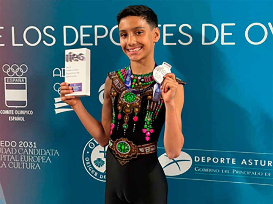 Collado Villalba | Eduardo Casula se proclama Subcampeón de España de Gimnasia Rítmica en categoría Infantil Masculino