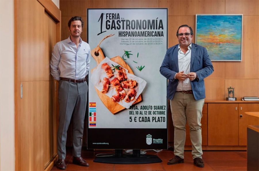 Boadilla del Monte | Boadilla celebrará entre el 10 y el 12 de octubre la I Feria de la Gastronomía Hispanoamericana