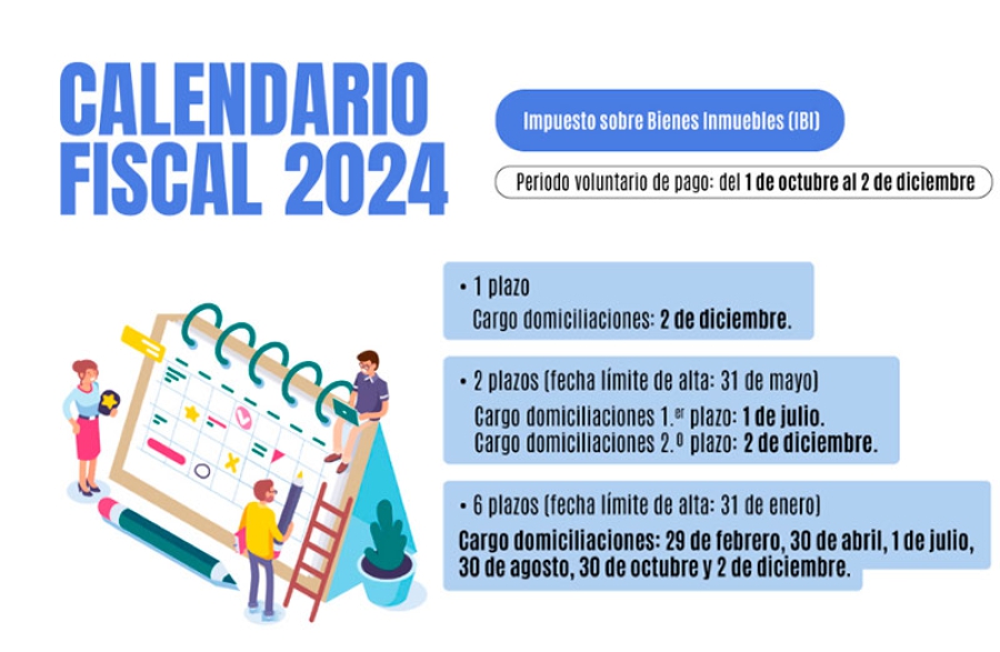 Boadilla del Monte | Publicado el calendario fiscal con los periodos de pago, fechas de cargo y plazos para pedir bonificaciones