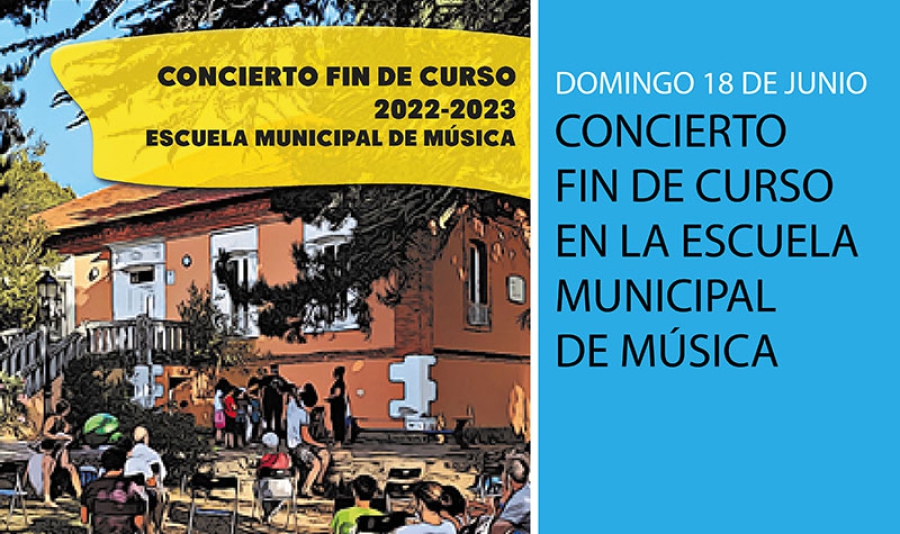 Collado Mediano | Concierto Fin de Curso en la Escuela Municipal de Música el domingo 18 de junio