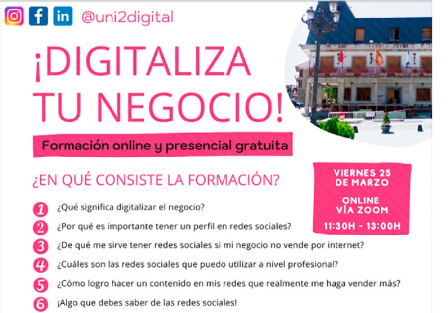 Becerril de la Sierra | Formación gratuita para digitalizar los negocios